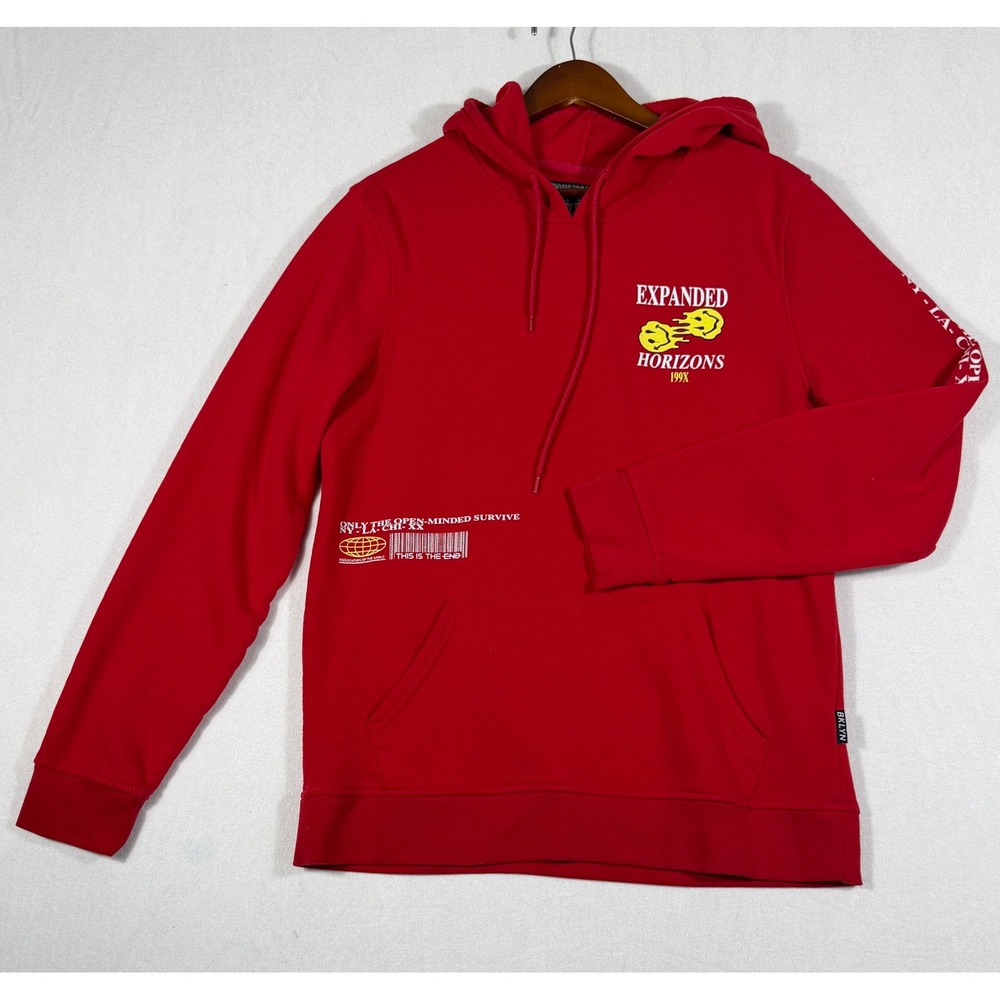 Brooklyn Cloth Expanded Horizons Graphic Hoodie Streetwear Pullover Cityscape